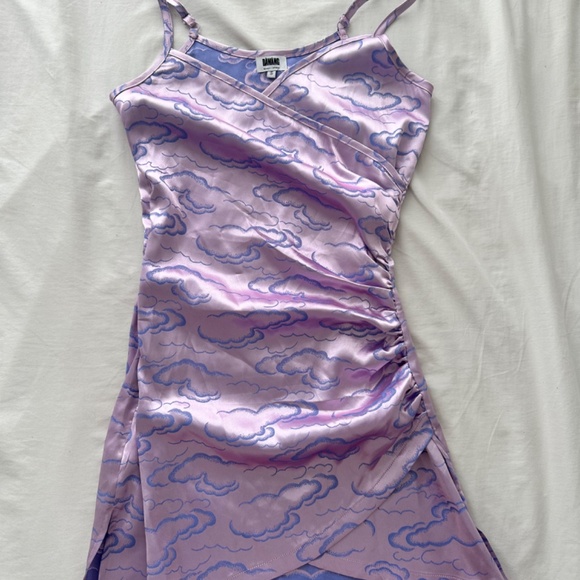 DAWANG Lian Slip Purple Cloud Dress - Picture 5 of 7